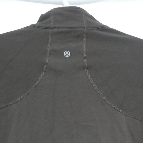LULULEMON | medium | Brown Zip-Up Exercise - Fitness - Workout Jacket - Pockets - Picture 10 of 15